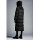 2022 Moncler Heliotrope Parka Long dunjacka Dam Down Puffer Coat Vinterjacka Svart