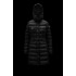 2022 Moncler Hermine Parka Hooded Long dunjacka Dam Down Puffer Coat Vinterjacka Svart