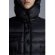 2022 Moncler Hermine Parka Hooded Long dunjacka Dam Down Puffer Coat Vinterjacka Night Blå