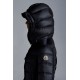 2022 Moncler Hermine Parka Hooded Long dunjacka Dam Down Puffer Coat Vinterjacka Night Blå