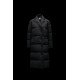 2022 Moncler Lampsane Parka Long dunjacka Dam Down Puffer Coat Vinterjacka Svart