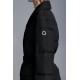 2022 Moncler Lampsane Parka Long dunjacka Dam Down Puffer Coat Vinterjacka Svart