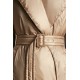 2022 Moncler Lauzee Parka Long dunjacka Dam Down Puffer Coat Vinterjacka Sand Beige