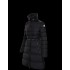 2022 Moncler Malban Parka Long dunjacka Dam Waist Down Puffer Coat Vinterjacka Svart