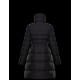 2022 Moncler Malban Parka Long dunjacka Dam Waist Down Puffer Coat Vinterjacka Svart