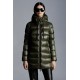 2022 Moncler Suyen Parka Long dunjacka Dam Down Puffer Coat Vinterjacka Army Grön