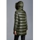 2022 Moncler Suyen Parka Long dunjacka Dam Down Puffer Coat Vinterjacka Army Grön