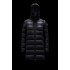 2022 Moncler Suyen Parka Long dunjacka Dam Down Puffer Coat Vinterjacka Svart