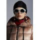 2022 Moncler Suyen Parka Long dunjacka Dam Down Puffer Coat Vinterjacka Blush Rosa