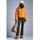 8 MONCLER PALM ANGELS Antora Short dunjacka Dams Down Puffer Coat Vinterjacka Orange