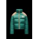 8 MONCLER PALM ANGELS Kelsey Short dunjacka Dams Down Puffer Coat Vinterjacka Forest Grön