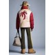 8 MONCLER PALM ANGELS Panamint Short dunjacka Dams Down Puffer Coat Vinterjacka Burgundy Röd