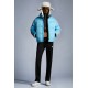 8 MONCLER PALM ANGELS Rodman Short dunjacka Dams Down Puffer Coat Vinterjacka Blå