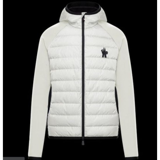 Moncler GRENOBLE Hoodies Dam dunjackas Vit