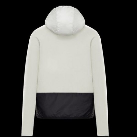 Moncler GRENOBLE Hoodies Dam dunjackas Vit