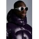 2022 Moncler Coutard Kort Dunjacka Herr Puffers Dunrock Vinterjacka Lila