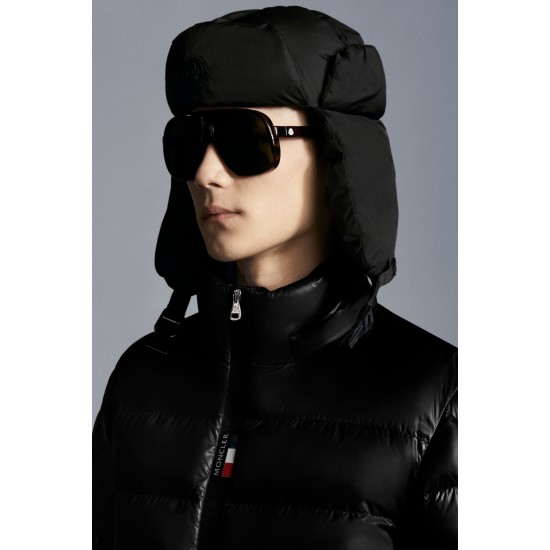 2022 Moncler Cuvellier Kort Dunjacka Herr Puffer Dunrock Vinterjacka Svart