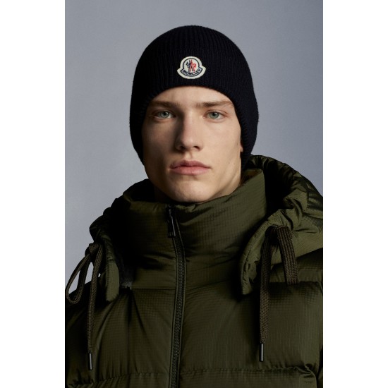 2022 Moncler Deschamps Kort Dunjacka Herr Zip Up Hooded Dunrock Vinterjacka Army Grön