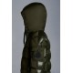 2022 Moncler Deschamps Kort Dunjacka Herr Zip Up Hooded Dunrock Vinterjacka Army Grön