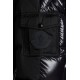 2022 Moncler Deschamps Kort Dunjacka Herr Zip Up Hooded Dunrock Vinterjacka Svart