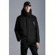 2022 Moncler Dilliers Hooded Dunjacka Herr Dunrock Vinterjacka Svart