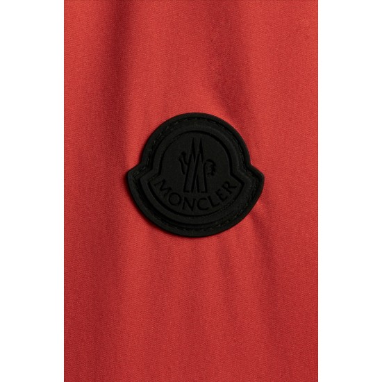 2022 Moncler Dilliers Hooded Dunjacka Herr Dunrock Vinterjacka Orange Röd