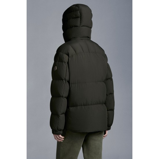 2022 Moncler Lavaine Kort Dunjacka Herr Dunrock Hooded Vinterjacka Army Grön