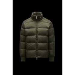 2022 Moncler Lenormand Kort Dunjacka Herr Puffer Dunrock Vinterjacka Army Grön