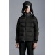 2022 Moncler Lenormand Kort Dunjacka Herr Puffer Dunrock Vinterjacka Svart