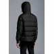 2022 Moncler Lenormand Kort Dunjacka Herr Puffer Dunrock Vinterjacka Svart