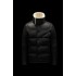 2022 Moncler Leo Dunjacka Herr Motorcycle Jacka Kort Dunrock Svart