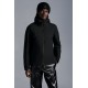 2022 Moncler Lioret Hooded Jacka Casual Kort Dunjacka Herr Dunrock Vinterjacka Svart