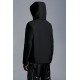 2022 Moncler Lioret Hooded Jacka Casual Kort Dunjacka Herr Dunrock Vinterjacka Svart