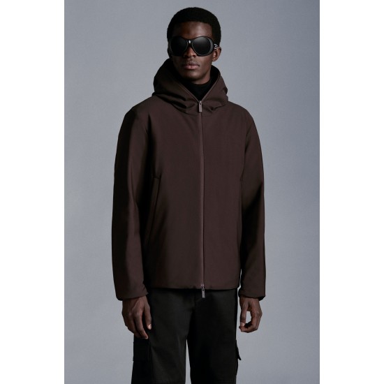 2022 Moncler Lioret Hooded Jacka Casual Kort Dunjacka Herr Dunrock Vinterjacka Dark Lila