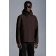 2022 Moncler Lioret Hooded Jacka Casual Kort Dunjacka Herr Dunrock Vinterjacka Dark Lila