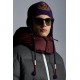 2022 Moncler Loeb Kort Dunjacka Herr Hooded Puffer Dunrock Vinterjacka Melange Medium Gray