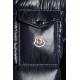 2022 Moncler Montbeliard Outdoor Kort Dunjacka Herr Hooded Puffer Dunrock Vinterjacka Natt Blå