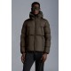 2022 Moncler Montcla Dunjacka Herr Hooded Puffer Dunrock Vinterjacka Kort Olive Grön