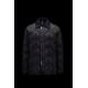 2022 Moncler Moreau Casual Kort Dunjacka Herr Dunrock Zip Up Vinterjacka Svart