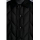 2022 Moncler Moreau Casual Kort Dunjacka Herr Dunrock Zip Up Vinterjacka Svart