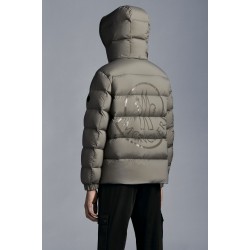 2022 Moncler Pallardy Casual Kort Dunjacka Herr Puffer Dunrock Hooded Zip Up Vinterjacka Beige