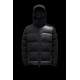 2022 Moncler Pallardy Casual Kort Dunjacka Herr Puffer Dunrock Hooded Zip Up Vinterjacka Svart