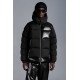 2022 Moncler Pallardy Casual Kort Dunjacka Herr Puffer Dunrock Hooded Zip Up Vinterjacka Svart