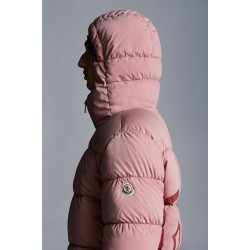 2022 Moncler Paviot Kort Dunjacka Hooded Herr Dunrock Vinterjacka Shocking Pink