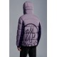 2022 Moncler Paviot Kort Dunjacka Hooded Herr Dunrock Vinterjacka Shocking Lila