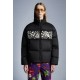 8 MONCLER PALM ANGELS Idyllwild Kort Dunjackor Herr Dunrock Vinterjackor Svart