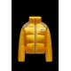 8 MONCLER PALM ANGELS Kelsey Kort Dunjackor Herr Dunrock Vinterjackor Mustard Gul