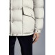 MONCLER Grimblat Kort Dunjacka Herr Hooded Puffer Dunrock Vinterjacka Ivory Vit