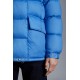 MONCLER Grimblat Kort Dunjacka Herr Hooded Puffer Dunrock Vinterjacka Sky Blå