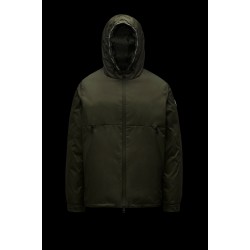 MONCLER Laurain Kort Dunjacka Herr Dunrock Vinterjacka Army Grön